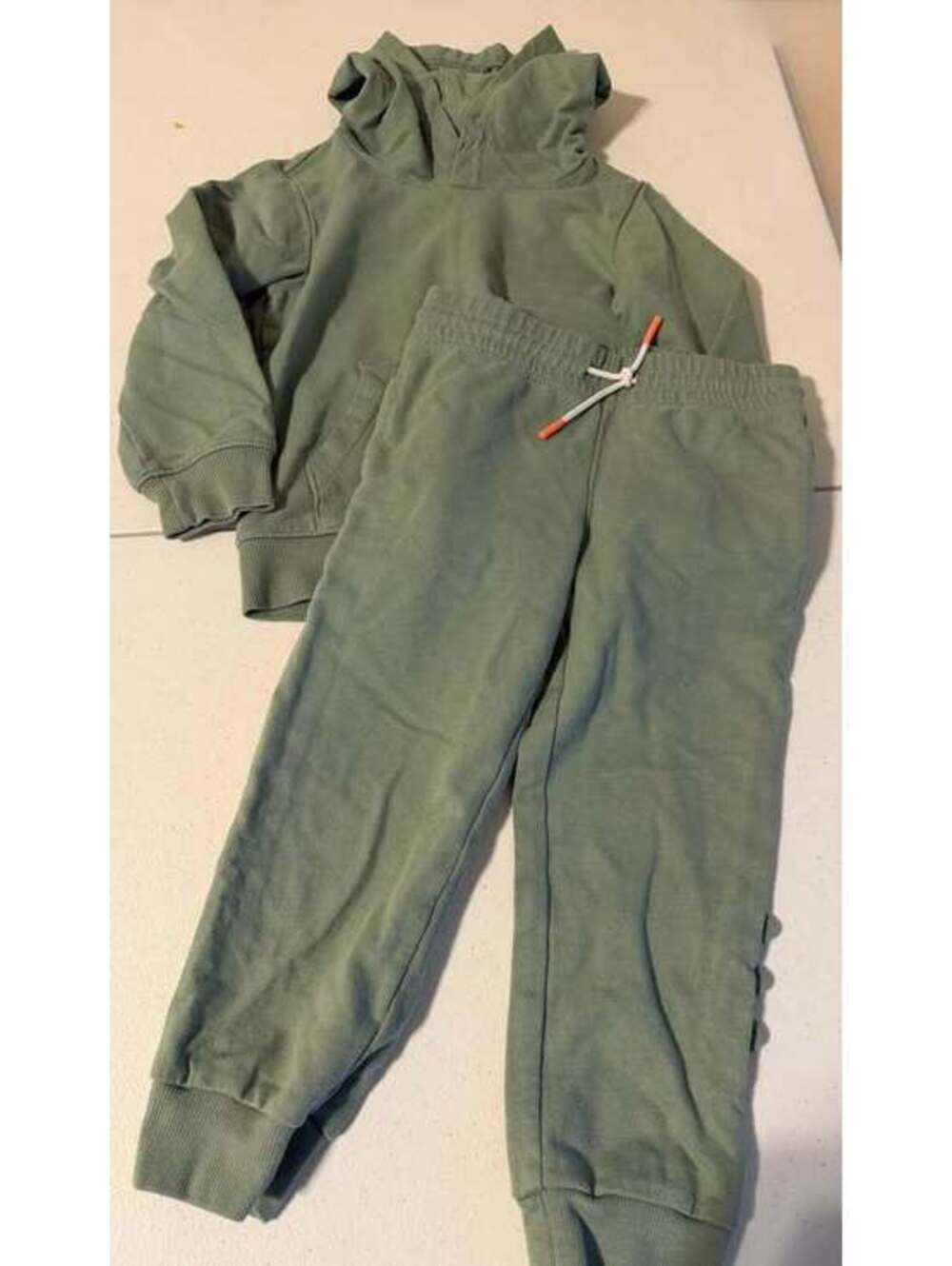 Toddler Sage Green Hoodie and Jogger Set